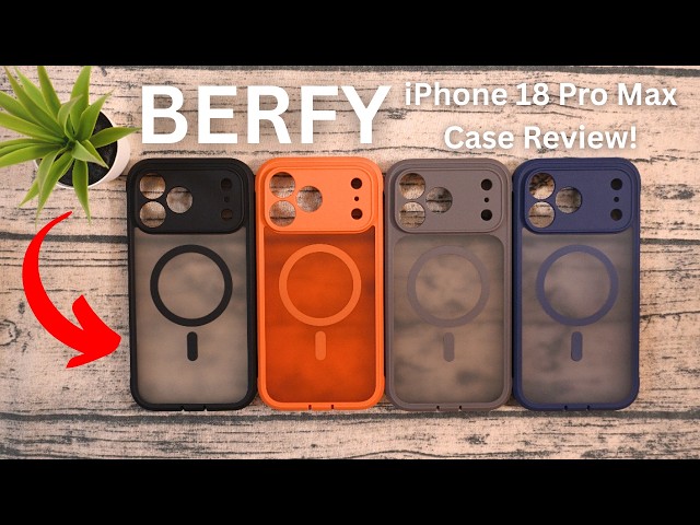 BERFY iPhone 18 Pro Max Case REVIEW! // BUILT-IN Privacy Screen Protector!