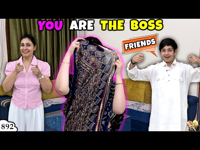 YOU ARE THE BOSS | Ep 892 | Friends decide our day | Family Life Vlog | Aayu and Pihu Show