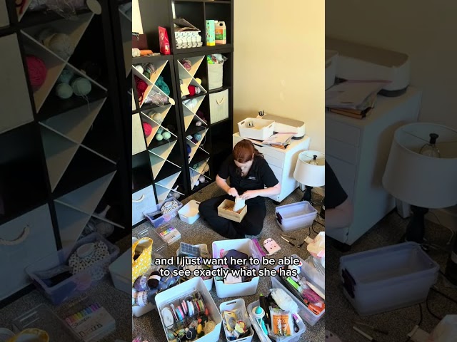 An ADHD-Friendly Way to Organize an Office & Craft Room
