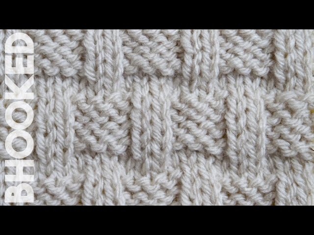 How to Knit the Basket Weave Stitch
