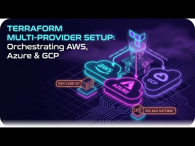 Terraform Multi Provider Setup: Orchestrating AWS, Azure & GCP