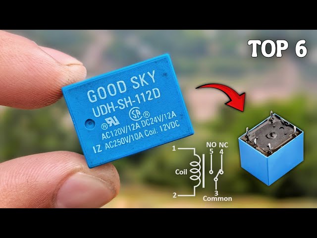 6 Awesome Electronics Projects Using Relay [DIY]