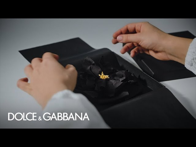 #DGFattoAMano: Dolce&Gabbana Floral Poplin Brooch