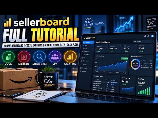 Sellerboard Review: Amazon Profit Dashboard, Shipping Costs, Products, Expenses, Cashflow, Reports