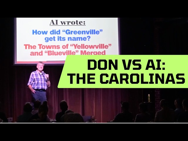 Going Up Against AI in the Carolinas | Don McMillan Comedy