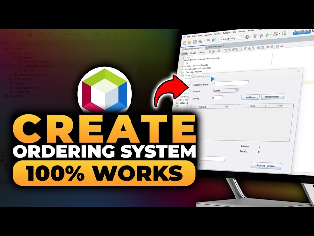 How To Create Ordering System in Java NetBeans (𝟮𝟬𝟮𝟲) | 100% WORKS | NO Yapping, To The Point & EASY