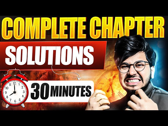 SOLUTIONS CLASS 12TH CHEMISTRY FULL CHAPTER IN 30 MIN | CLASS 12 CHEMISTRY CHAPTER 1 BY MUNIL SIR