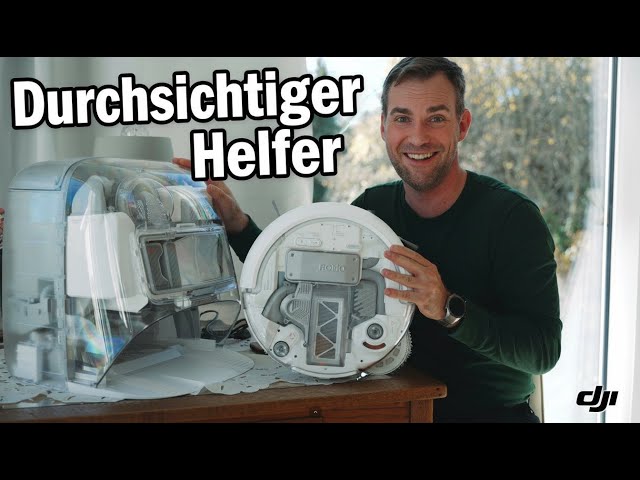 Transparent robot vacuum cleaner newcomer | DJI ROMO P review
