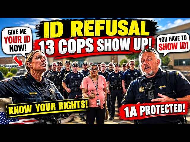 13 COPS RESPOND TO ID REFUSAL! 😳 | First Amendment Audit
