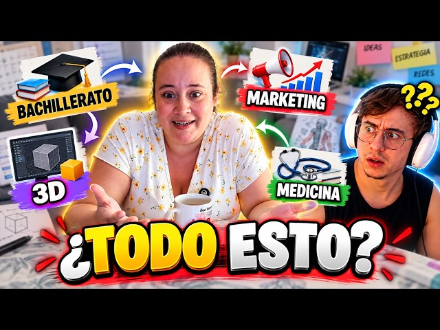 ANDREA COLÁS cuenta TODO lo que ha ESTUDIADO… y es una LOCURA