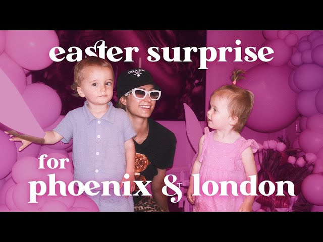 Phoenix & London's Easter Surprise! 🐰 | Paris Hilton