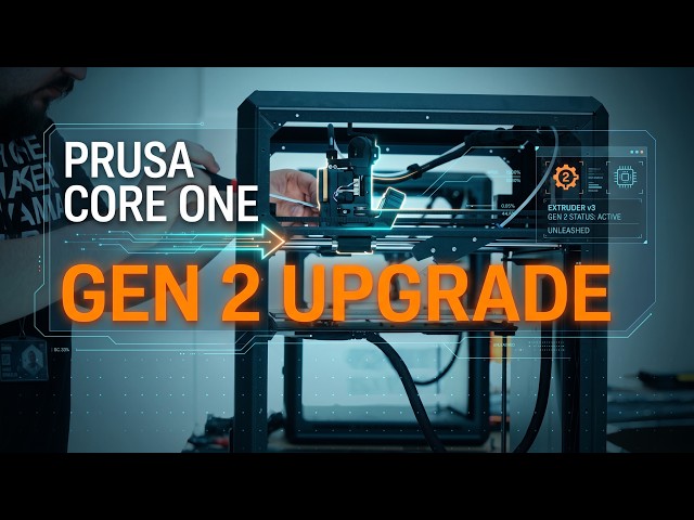 We Completely TORE DOWN the Prusa CORE One! 😱 (Gen 2 Upgrade)