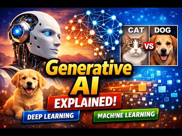 Generative AI Explained | Deep Learning & Machine Learning for Beginners