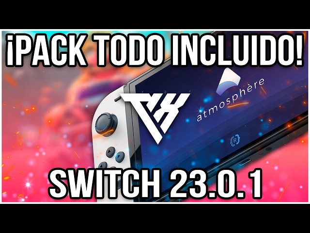 NINTENDO SWITCH 23.0.1 with Mod ✅ COMPLETE and Protected Pack (Atmosphère + Hekate + NX Paradox)