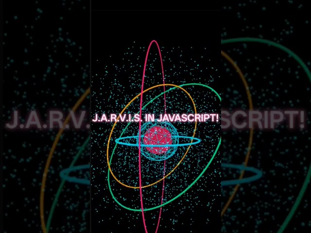 I Coded Tony Stark's J.A.R.V.I.S. in JavaScript! 🤖⚡ #shorts