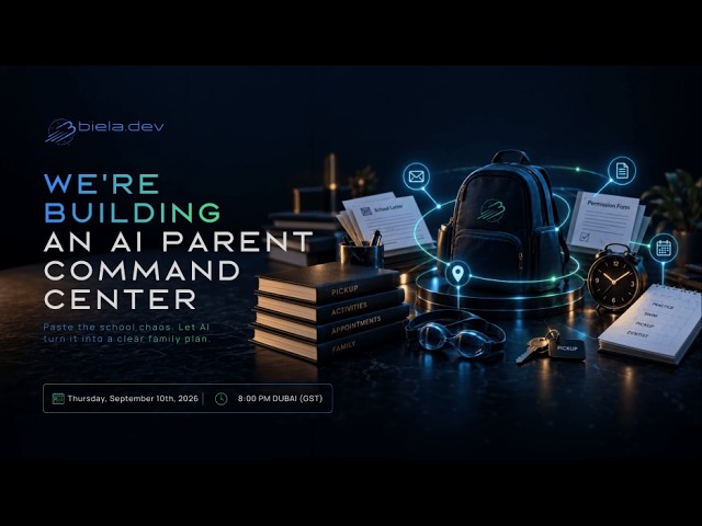 Parent Comand Center AI generated | Built Live with Biela