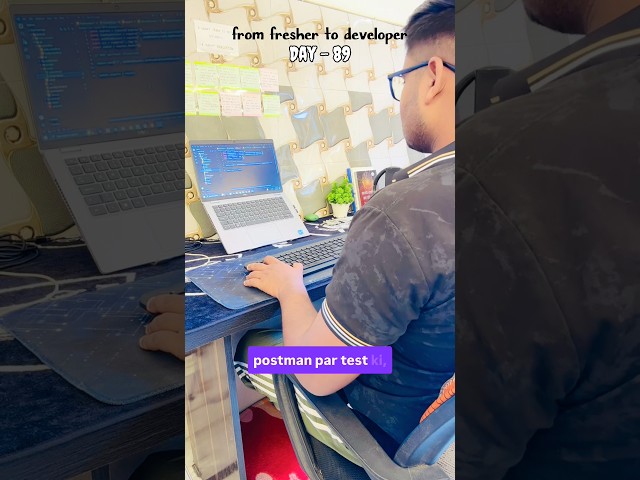 Day-89 from fresher to developer #webdevelopment #coding #backend #job #freshers #explore