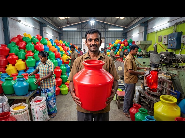 From Plastic to Pots | Amazing Plastic Pot Manufacturing Process