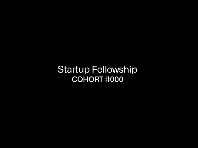Palantir Startup Fellowship Cohort #000