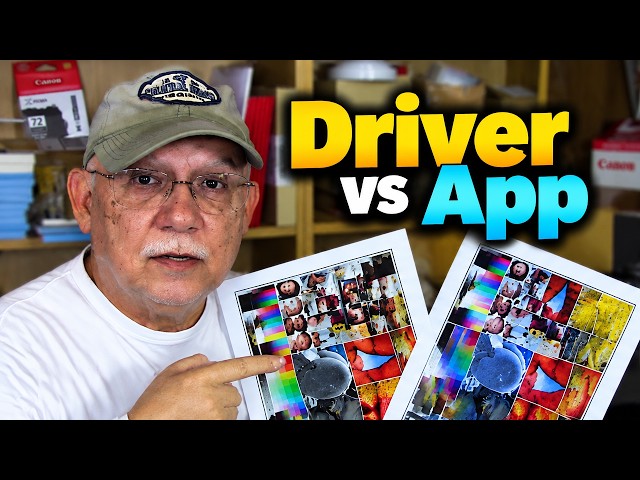 Does Printing with the Driver or the Editing app produce different results?