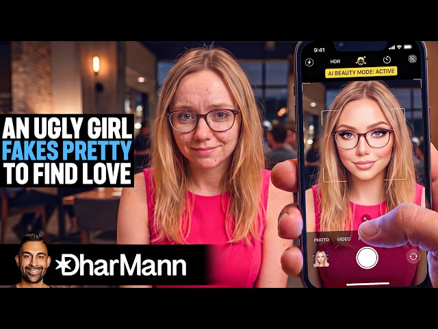 Ugly Girl FAKES PRETTY To Find Love | Dhar Mann Studios