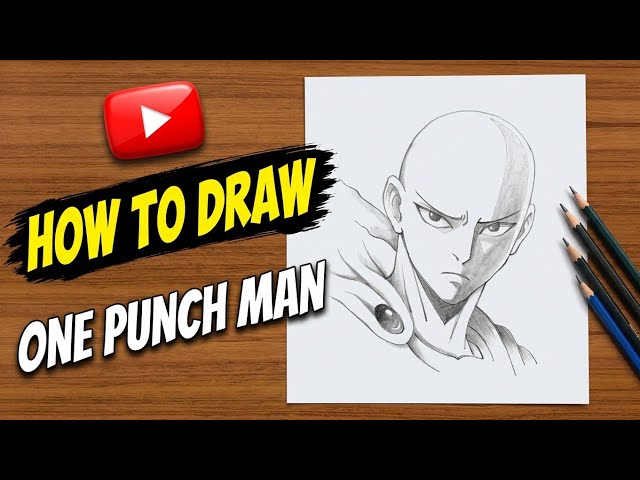 How to Draw One Punch Man | Easy Anime Drawing Tutorial 