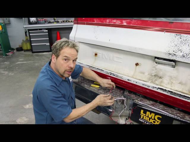 How to Install a 3 Color LED Tailgate Light Bar - Kevin Tetz with LMC Truck