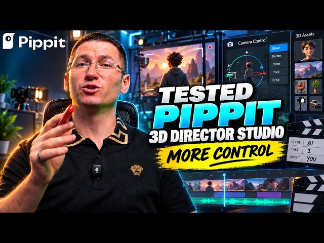 I Tested Pippit 3D Director Studio - AI Filmmaking With More Control