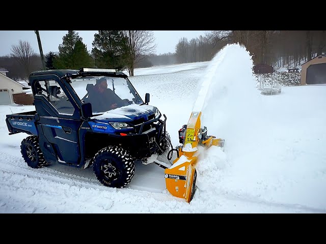 UTV Snowblower - Better Than A Plow?