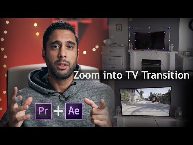 Zoom into the TV transition // Premiere Pro and After effects Tutorial