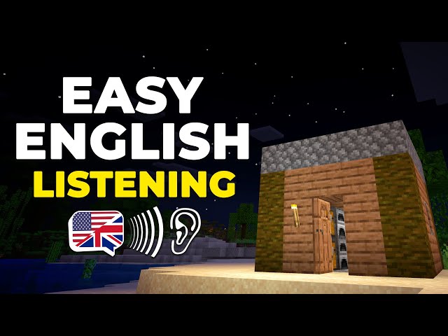 Learn English with Minecraft Hardcore #2 – Building a House