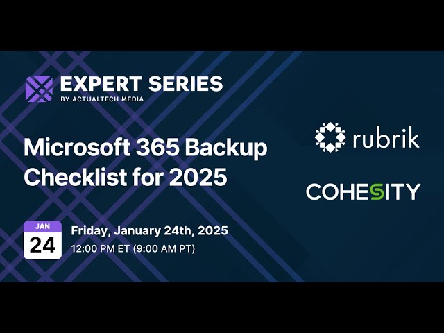 Microsoft 365 Backup Checklist for 2025