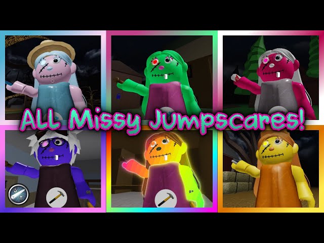 Roblox Puppet ~ ALL MISSY JUMPSCARES!