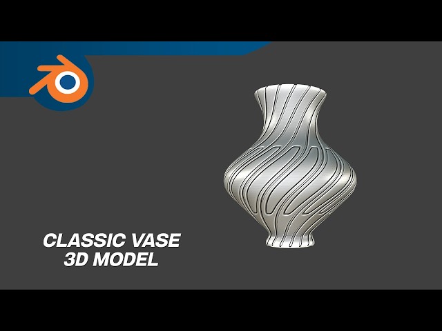 Classic Vase 3D Model - Blender 3D Tutorial