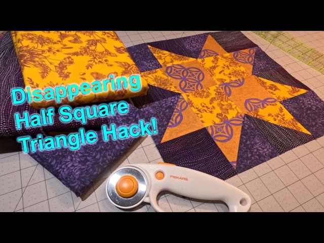 Use This HST Cutting Hack to Make Sawtooth Stars Really Fast! And Scrappy Too!