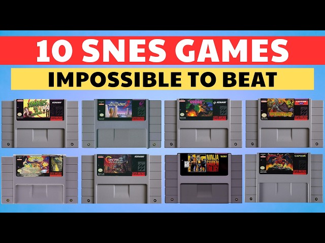 10 SNES Games Designed To Make You Quit