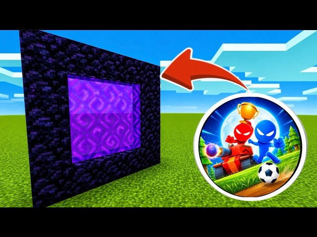 How To Make A Portal To Stickman Party in Minecraft!