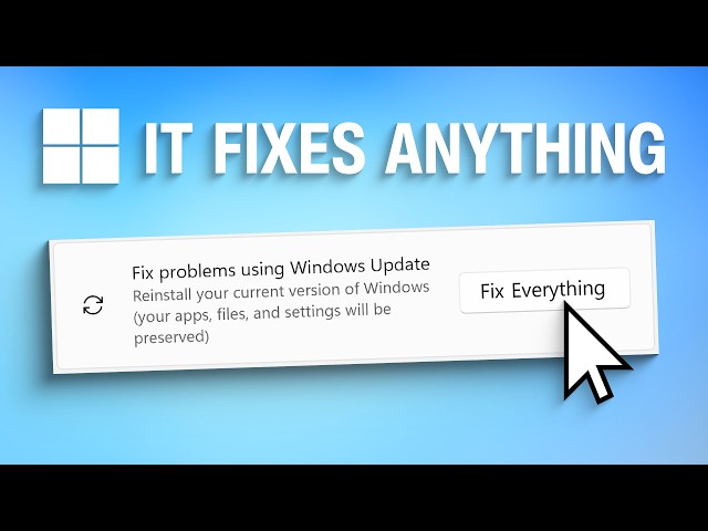 This Windows Feature Fixes (Almost) Any OS Corruption