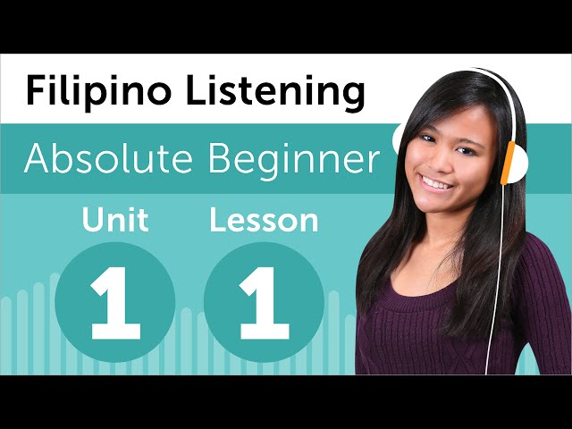 Filipino Listening Practice - At a Filipino Bookstore