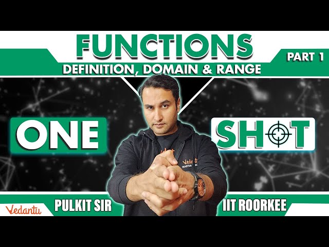 JEE 2026 | Functions Part 1 | One Shot | Class 11 | Maths | Pulkit Jain Sir