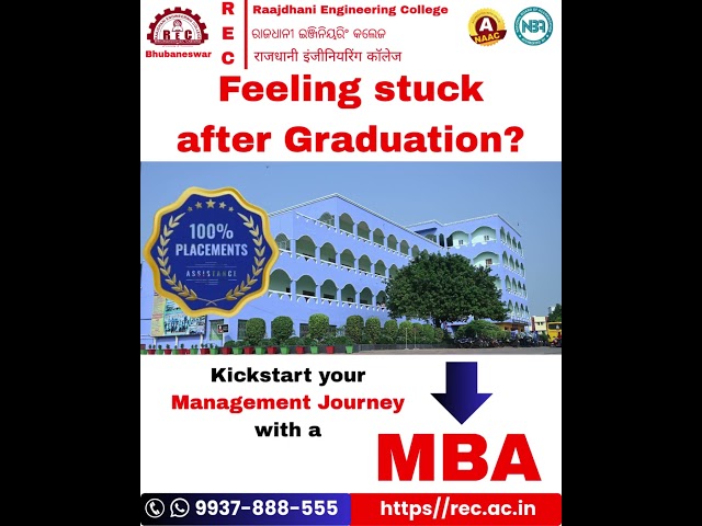 𝗔𝗱𝗺𝗶𝘀𝘀𝗶𝗼𝗻 𝗢𝗽𝗲𝗻 𝟮𝟬𝟮𝟲 – 𝗠𝗕𝗔 𝗣𝗿𝗼𝗴𝗿𝗮𝗺 #raajdhaniengineeringcollege #bhubaneswar #rec #recians