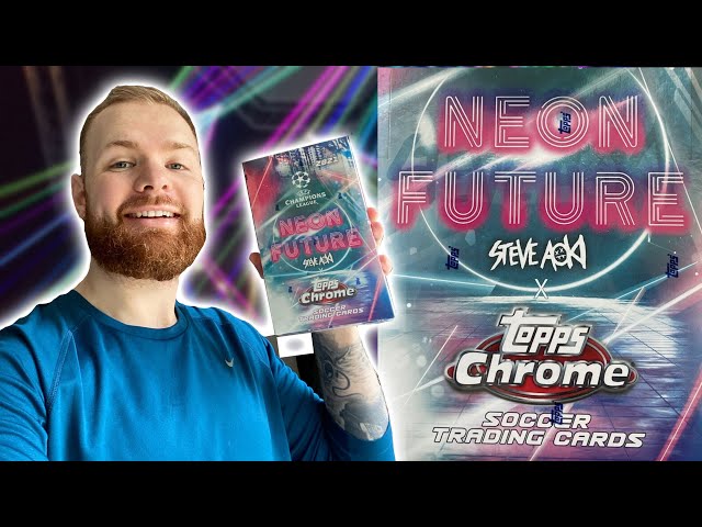 2021 TOPPS CHROME UEFA CHAMPION'S LEAGUE STEVE AOKI EDITION BOX OPENING - LOOKING FOR A PEDRI ROOKIE