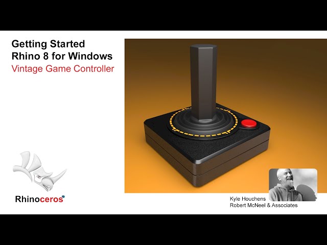 Getting started with Rhino 8- vintage game controller-  full build