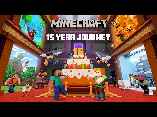 Minecraft 15 Year Journey (Official Trailer)