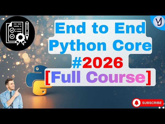 Python Full Course [2026] | Complete Python Tutorial for Beginners to Advanced