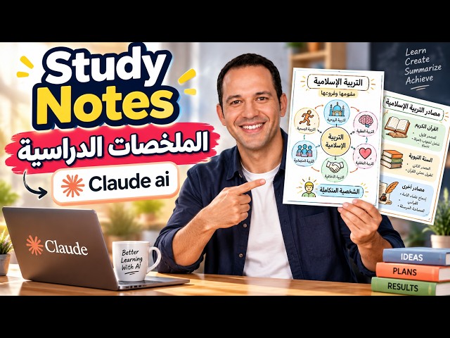 🔥 حوّل أي درس إلى ملخصات دراسية مجانية مذهلة بالذكاء الاصطناعي في دقائق!