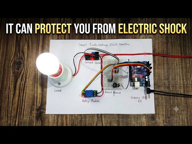 Shock Protection Device || Smart ELCB || Earth leakage Circuit Breaker