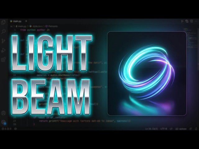 CSS Animation Tutorial | Rotating Light Beam Effect