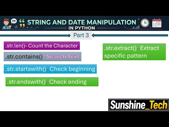 5 Essential Pandas String Functions for Data Analysis Part 3  #python #datacleaning #learning