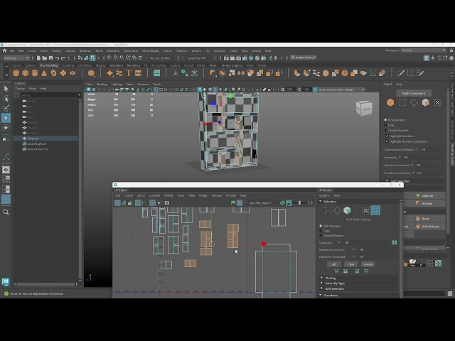 Maya In a Minute: Unwrapping Shape 4
